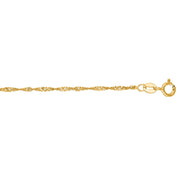 10K Gold 1.5mm Singapore Chain