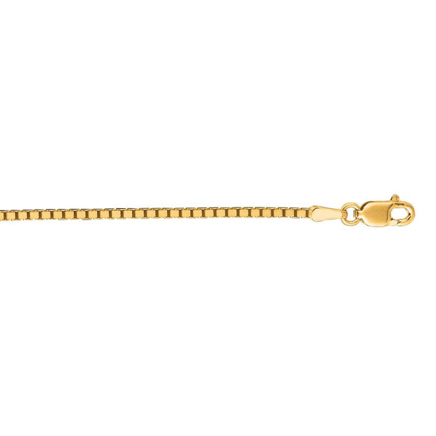 10K Gold 1.4mm Classic Box Chain