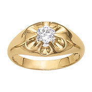 14K White Gold 1 ct tw Solitaire Diamond Ring