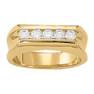 14K White Gold 1/2 ct tw Fashion Diamond Ring