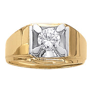 Platinum 1 ct tw Solitaire Diamond Ring