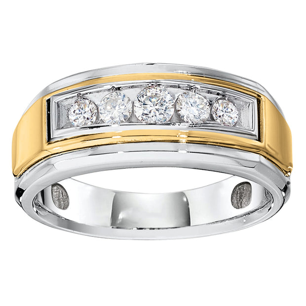 14K White Gold 1 ct tw Fashion Diamond Ring