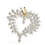 14K Yellow Gold 2 ct tw Fashion Diamond Pendant