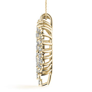 14K Yellow Gold 2 ct tw Fashion Diamond Pendant