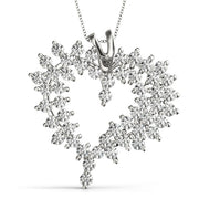 14K White Gold 2 ct tw Fashion Diamond Pendant