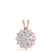 18K Rose Gold 1 ct tw Fashion Diamond Pendant