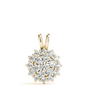 14K Yellow Gold 1 ct tw Fashion Diamond Pendant