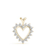 18K Yellow Gold 1 ct tw Fashion Diamond Pendant