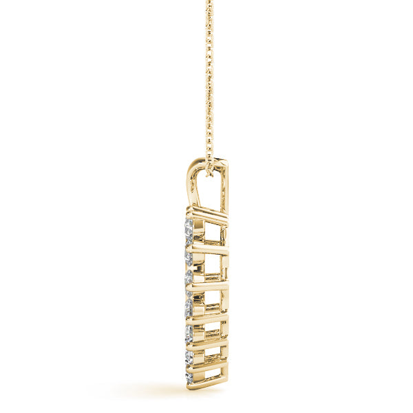 14K Yellow Gold 1 ct tw Fashion Diamond Pendant