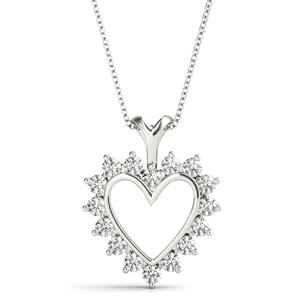 Platinum 1 ct tw Fashion Diamond Pendant