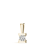 14K Yellow Gold 1 ct tw Solitaire Diamond Pendant