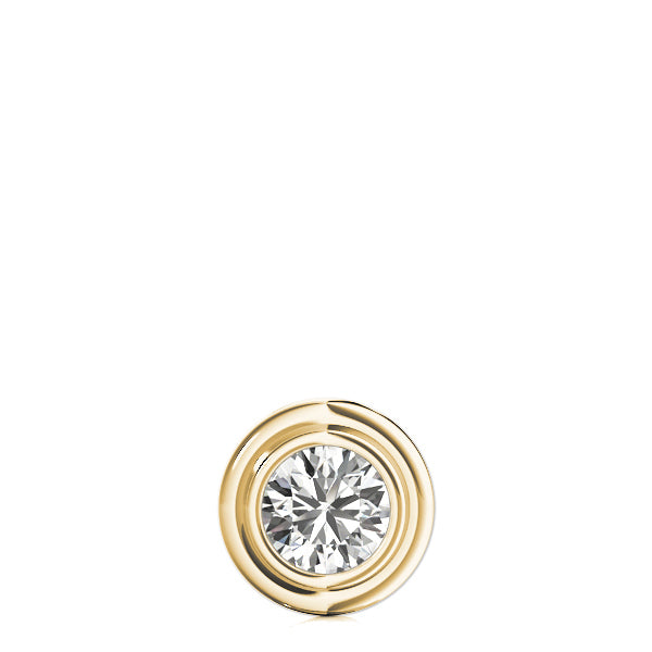 18K Yellow Gold 1 ct tw Solitaire Diamond Pendant