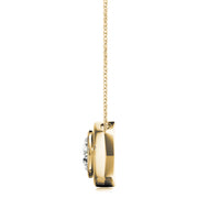 18K Yellow Gold 1 ct tw Solitaire Diamond Pendant