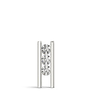 Three Stone Diamond Pendant