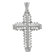 18K White Gold 1 ct tw Fashion Diamond Pendant