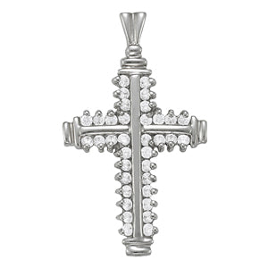 18K White Gold 1 ct tw Fashion Diamond Pendant
