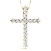 14K Yellow Gold 1 ct tw Fashion Diamond Pendant