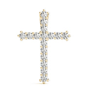 18K Yellow Gold 1 ct tw Fashion Diamond Pendant