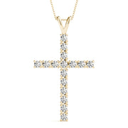 18K Yellow Gold 1/2 ct tw Fashion Diamond Pendant