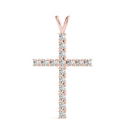 18K Rose Gold 1/2 ct tw Fashion Diamond Pendant