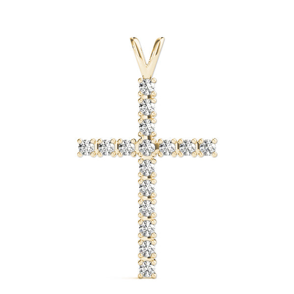 14K Yellow Gold 1/2 ct tw Fashion Diamond Pendant