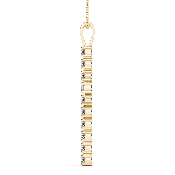 14K Yellow Gold 1/2 ct tw Fashion Diamond Pendant