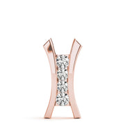 14K Rose Gold 1/2 ct tw Fashion Diamond Pendant