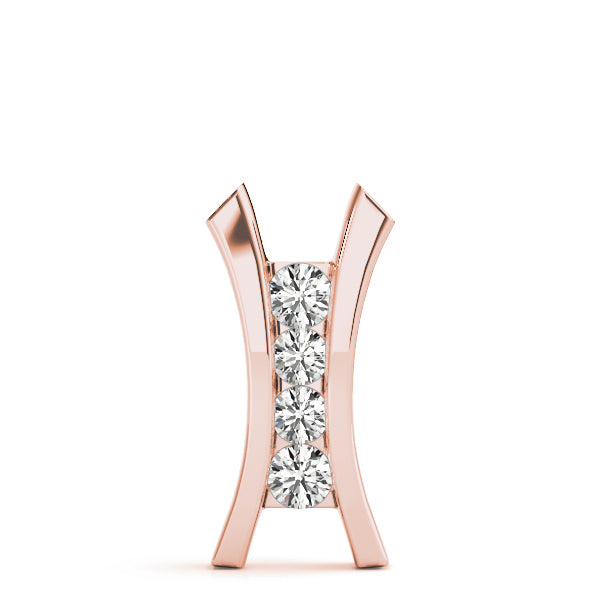 14K Rose Gold 1/2 ct tw Fashion Diamond Pendant