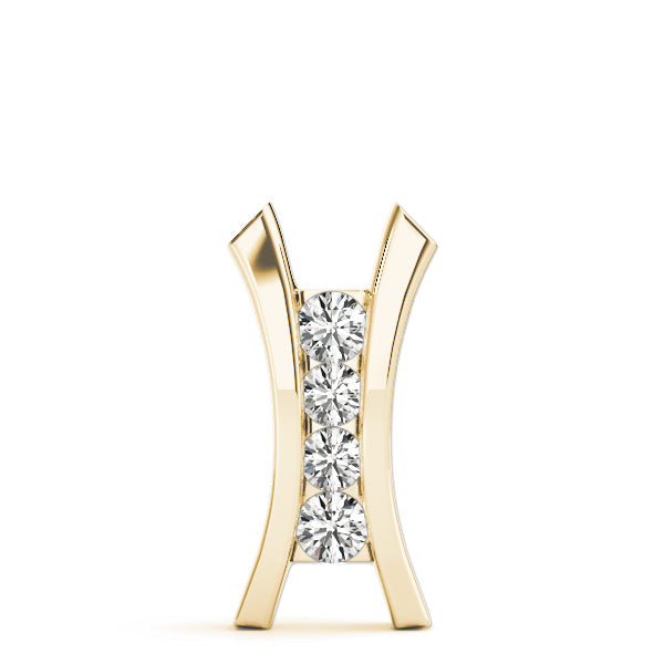 18K Yellow Gold 1/2 ct tw Fashion Diamond Pendant