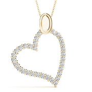 18K Yellow Gold 1 ct tw Fashion Diamond Pendant