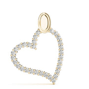 18K Yellow Gold 1 ct tw Fashion Diamond Pendant