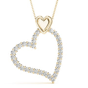14K Yellow Gold 1 ct tw Fashion Diamond Pendant