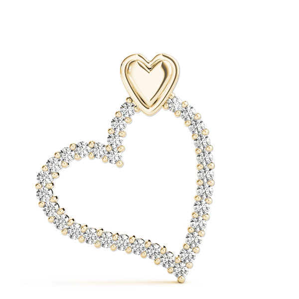 18K Yellow Gold 1 ct tw Fashion Diamond Pendant