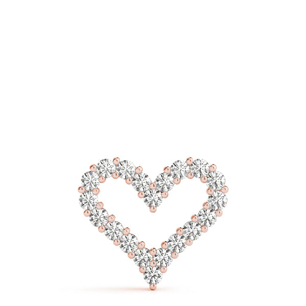 18K Rose Gold 1 ct tw Fashion Diamond Pendant