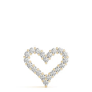 18K Yellow Gold 1 ct tw Fashion Diamond Pendant