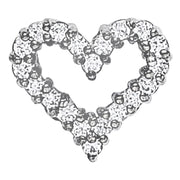 18K White Gold 1 ct tw Fashion Diamond Pendant