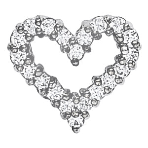 18K White Gold 1 ct tw Fashion Diamond Pendant