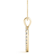 14K Yellow Gold 7/8 ct tw Fashion Diamond Pendant
