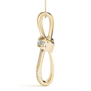 18K Yellow Gold 1 ct tw Fashion Diamond Pendant