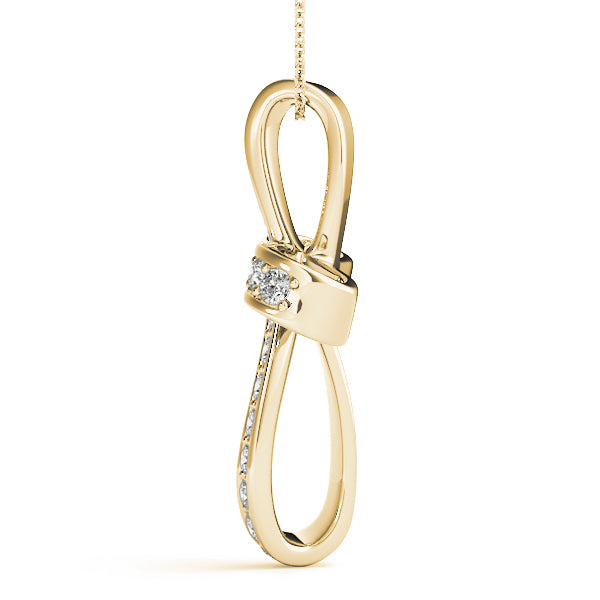 14K Yellow Gold 1 ct tw Fashion Diamond Pendant