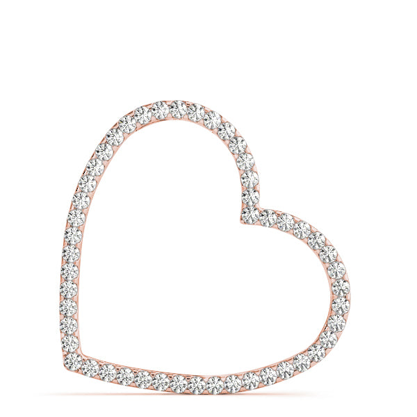 18K Rose Gold 1 ct tw Fashion Diamond Pendant