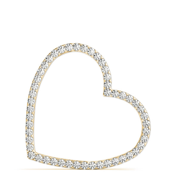 18K Yellow Gold 1 ct tw Fashion Diamond Pendant