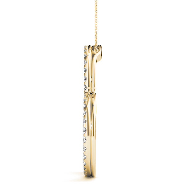 14K Yellow Gold 1 ct tw Fashion Diamond Pendant