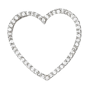 18K White Gold 1 ct tw Fashion Diamond Pendant