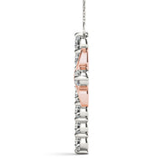 18K Rose Gold 1 ct tw Fashion Diamond Pendant