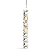 18K Yellow Gold 1 ct tw Fashion Diamond Pendant