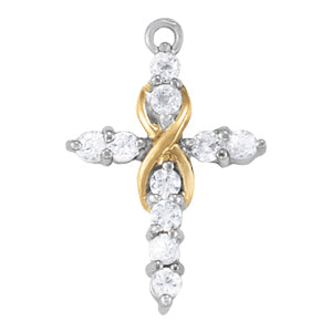 14K White Gold 1 ct tw Fashion Diamond Pendant