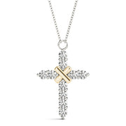 18K Yellow Gold 1 ct tw Fashion Diamond Pendant