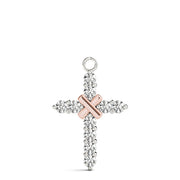 14K Rose Gold 1 ct tw Fashion Diamond Pendant