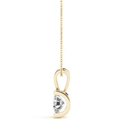 14K Yellow Gold 1 ct tw Solitaire Diamond Pendant